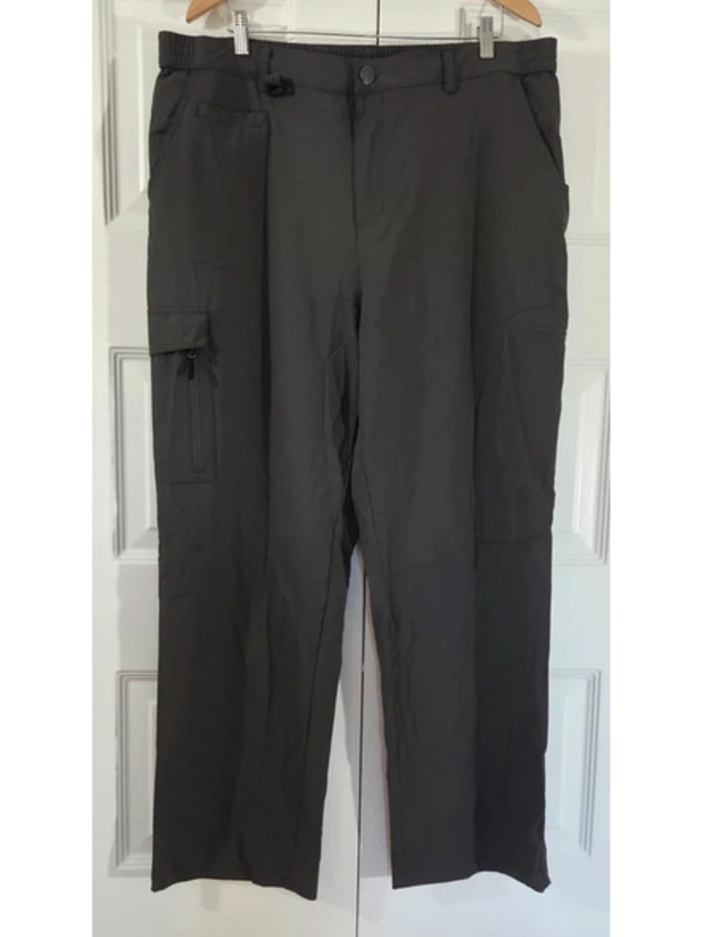 Gradual Men's Hiking Cargo Pants Stretch Outdoor Lightweight Gray 3XL #1474
